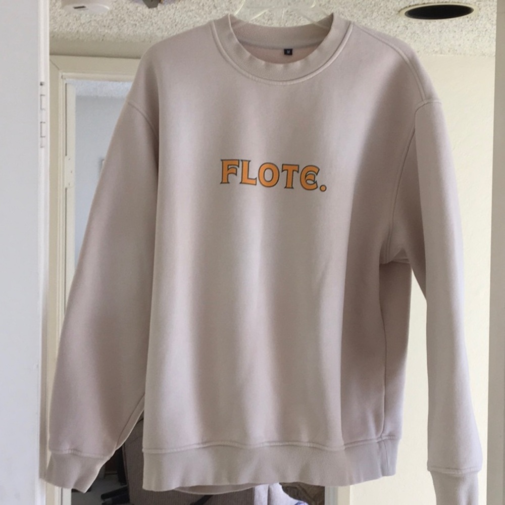 FLOTE/OATMEAL-ENCINITAS,CA SURF SWEATSHIRT